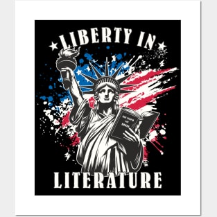 Banned Books "Liberty In Literature" Book Lover Posters and Art